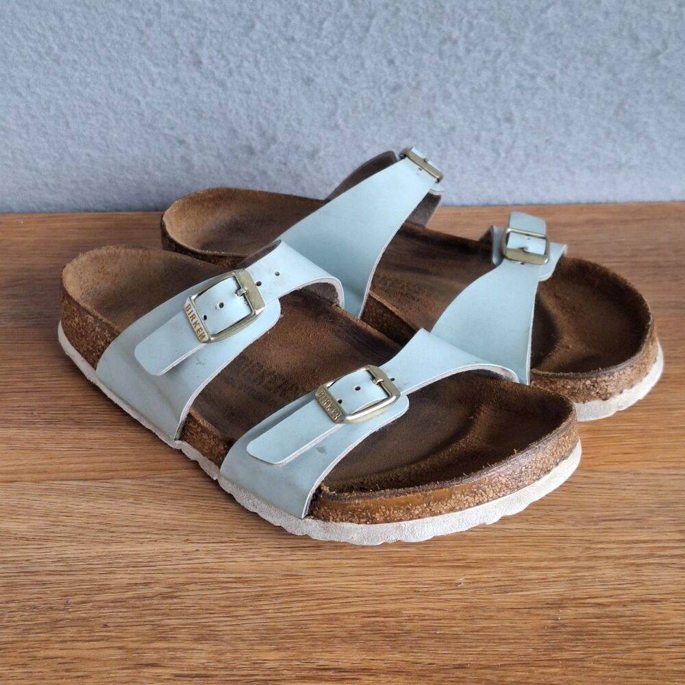 Birkenstock Sydney Women’s Sandals Blue Narrow US 5 EU 36 Double Strap
